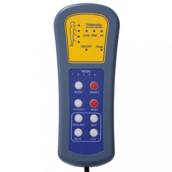 szürke masszázsfunkciós művelúr dívány