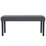 szürke műbőr pad 106 cm