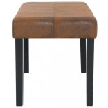 barna művelúr pad 106 cm