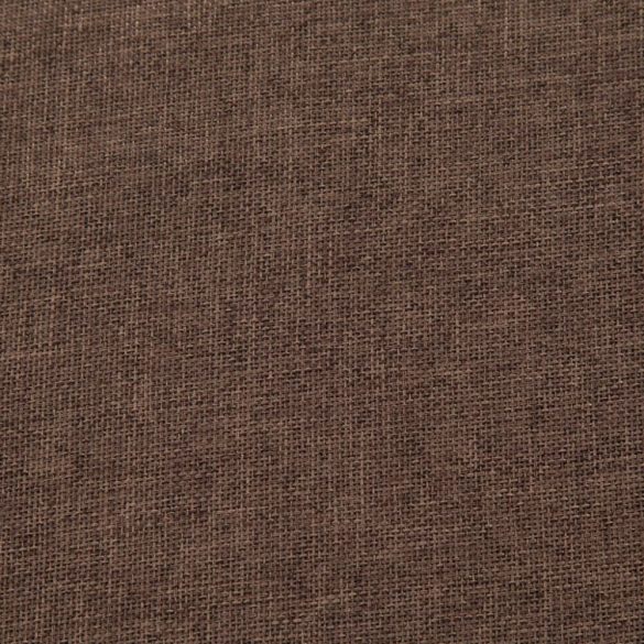 barna poliészter pad tárolórekesszel 116 cm