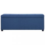 kék poliészter pad tárolórekesszel 116 cm