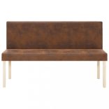 barna műbőr pad 139,5 cm