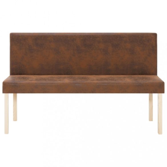 barna műbőr pad 139,5 cm