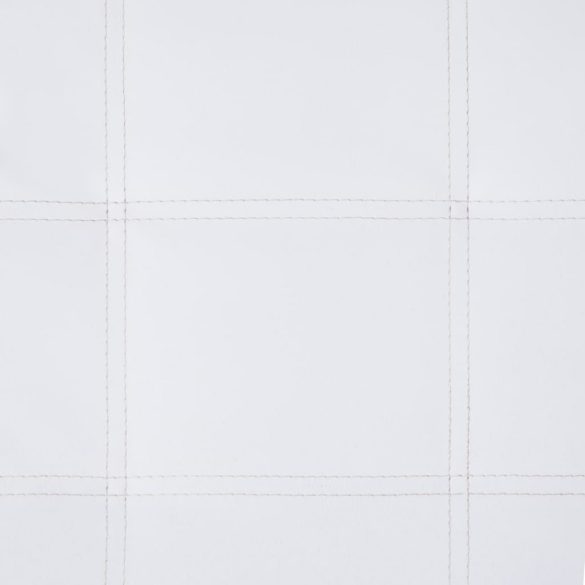 fehér masszázsfunkciós műbőr dívány párnával