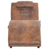 barna masszázsfunkciós művelúr dívány párnával