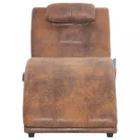 barna masszázsfunkciós művelúr dívány párnával