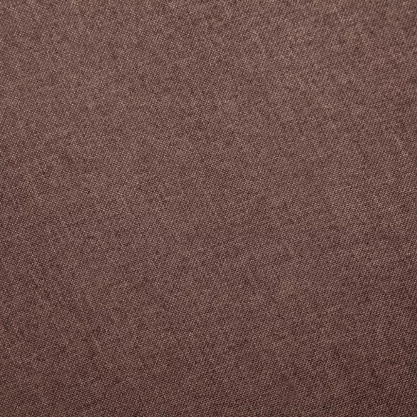 2-személyes barna szövetkanapé