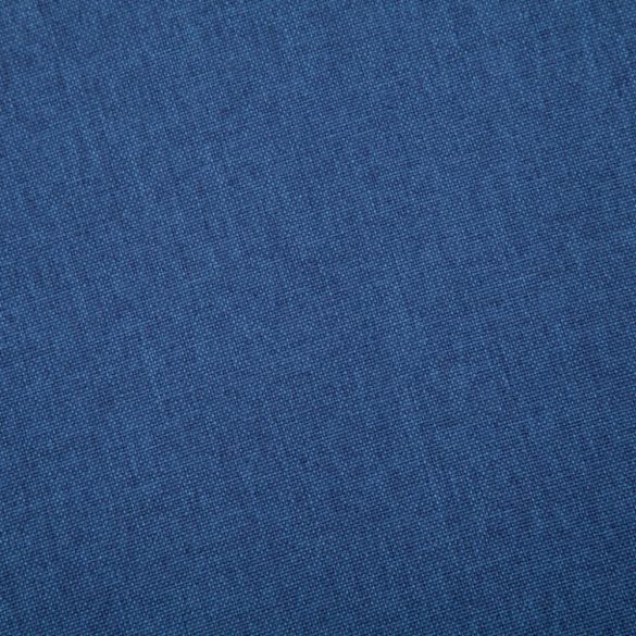 3-személyes kék szövetkanapé