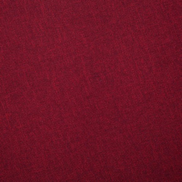 3-személyes bordó szövetkanapé