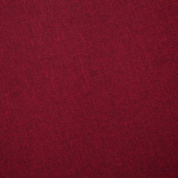 3-személyes bordó szövetkanapé