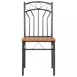 4 db barna MDF étkezőszék