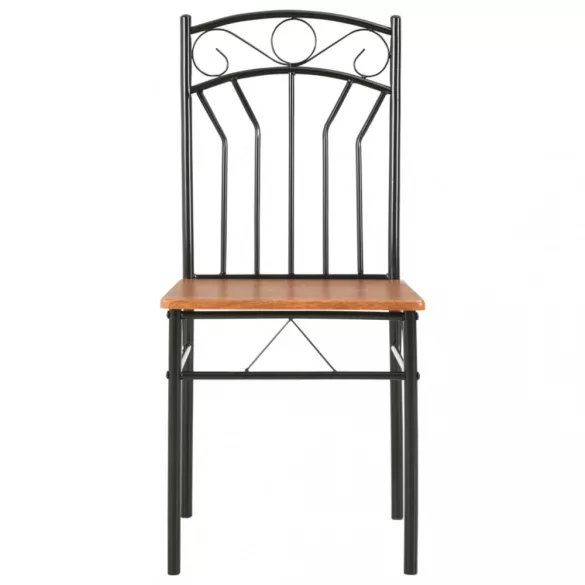 4 db barna MDF étkezőszék