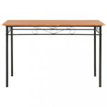 barna MDF étkezőasztal 120 x 70 x 75 cm