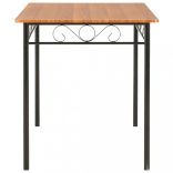 barna MDF étkezőasztal 120 x 70 x 75 cm