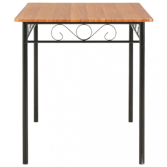 barna MDF étkezőasztal 120 x 70 x 75 cm