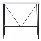 fehér MDF bárasztal 120 x 60 x 110 cm