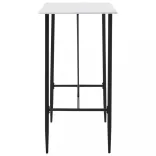 fehér MDF bárasztal 120 x 60 x 110 cm