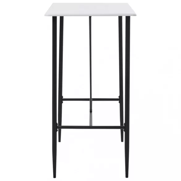 fehér MDF bárasztal 120 x 60 x 110 cm