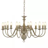 antik fehér csillár 12 db E14 égővel