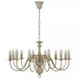 antik fehér csillár 12 db E14 égővel