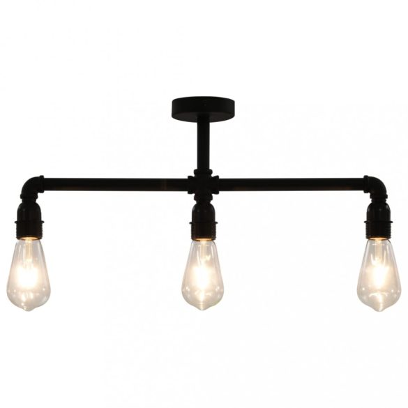 fekete mennyezeti lámpa 3 x E27