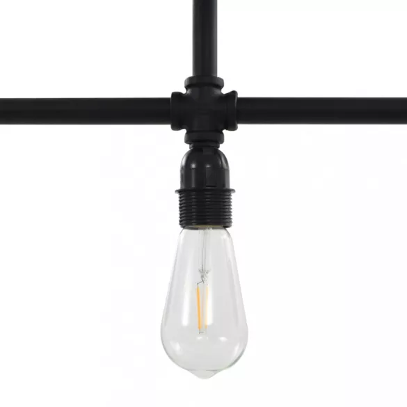 fekete mennyezeti lámpa 3 x E27