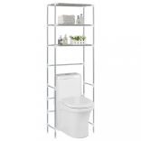 3-szintes ezüstszínű alumínium tárolóállvány 53 x 28 x 169 cm