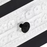 szürke/fehér kézzel faragott mangófa TV-szekrény 120x30x40 cm