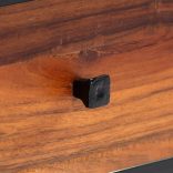 tömör újrahasznosított fa és acél TV-szekrény 120 x 30 x 40 cm