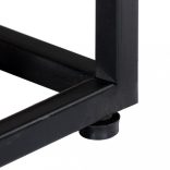 tömör újrahasznosított fa és acél TV-szekrény 120 x 30 x 40 cm