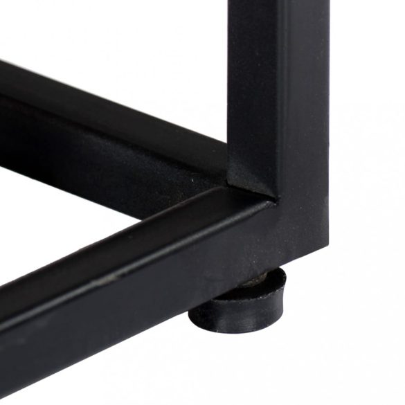 tömör újrahasznosított fa és acél TV-szekrény 120 x 30 x 40 cm