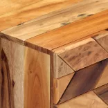 tömör újrahasznosított fa éjjeliszekrény 40 x 30 x 50 cm