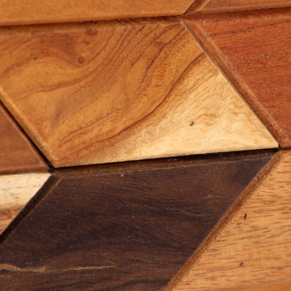 tömör újrahasznosított fa éjjeliszekrény 40 x 30 x 50 cm