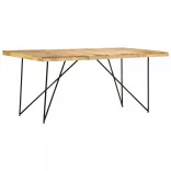 tömör mangófa étkezőasztal 180 x 90 x 76 cm