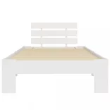 fehér tömör fenyőfa ágykeret 100 x 200 cm