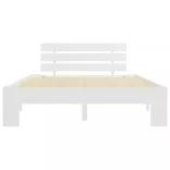 fehér tömör fenyőfa ágy matrac nélkül 120 x 200 cm
