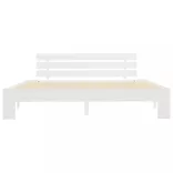 fehér tömör fenyőfa ágy matrac nélkül 160 x 200 cm