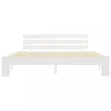 fehér tömör fenyőfa ágy matrac nélkül 180 x 200 cm