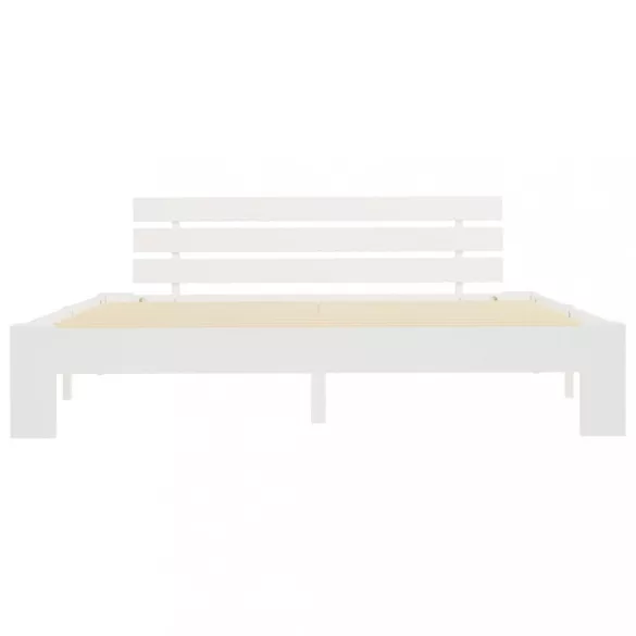 fehér tömör fenyőfa ágy matrac nélkül 180 x 200 cm