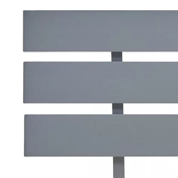 szürke tömör fenyőfa ágykeret 90 x 200 cm