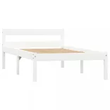 fehér tömör fenyőfa ágykeret 90 x 200 cm