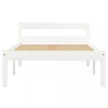 fehér tömör fenyőfa ágykeret 90 x 200 cm