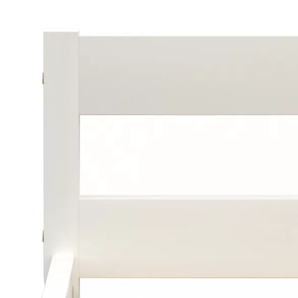 fehér tömör fenyőfa ágykeret 90 x 200 cm