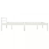 fehér tömör fenyőfa ágykeret 140 x 200 cm