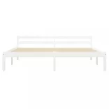 fehér tömör fenyőfa ágykeret 160 x 200 cm