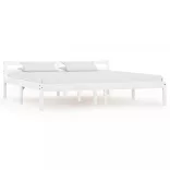 fehér tömör fenyőfa ágykeret 180 x 200 cm