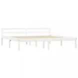 fehér tömör fenyőfa ágykeret 180 x 200 cm