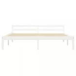fehér tömör fenyőfa ágykeret 180 x 200 cm