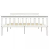 fehér tömör fenyőfa ágykeret 140 x 200 cm