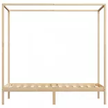 tömör fenyőfa baldachinos ágykeret 100 x 200 cm